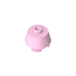 Brick Round 2 x 2 Truncated Cone #98100 Brick Round 2 x 2 Truncated Cone #98100 - 17-Pale Pink Lego Block Sets Alternative