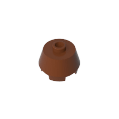 Brick Round 2 x 2 Truncated Cone #98100 Brick Round 2 x 2 Truncated Cone #98100 - 81-Reddish Brown Lego Block Sets Alternative