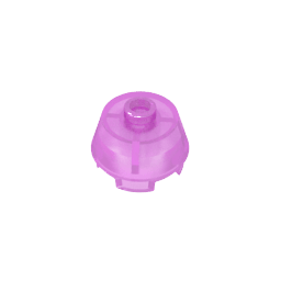 Brick Round 2 x 2 Truncated Cone #98100 Brick Round 2 x 2 Truncated Cone #98100 - 111-Trans Dark Pink Lego Block Sets Alternative