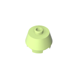Brick Round 2 x 2 Truncated Cone #98100 Brick Round 2 x 2 Truncated Cone #98100 - 44-Yellowish Green Lego Block Sets Alternative