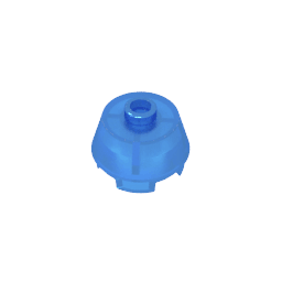 Brick Round 2 x 2 Truncated Cone #98100 Brick Round 2 x 2 Truncated Cone #98100 - 150-Trans Dark Blue Lego Block Sets Alternative