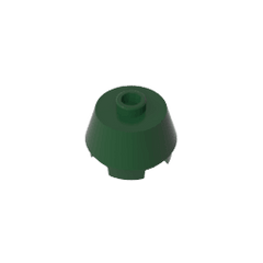Brick Round 2 x 2 Truncated Cone #98100 Brick Round 2 x 2 Truncated Cone #98100 - 47-Dark Green Lego Block Sets Alternative