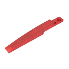 Brick Curved 10 x 1 [Asymmetric Inside Ridges] #13731 Brick Curved 10 x 1 [Asymmetric Inside Ridges] #13731 - 110-Trans Red Lego Block Sets Alternative