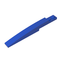 Brick Curved 10 x 1 [Asymmetric Inside Ridges] #13731 Brick Curved 10 x 1 [Asymmetric Inside Ridges] #13731 - 50-Blue Lego Block Sets Alternative