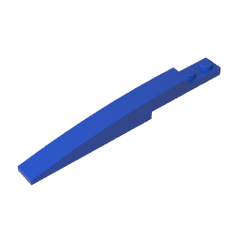 Brick Curved 10 x 1 [Asymmetric Inside Ridges] #13731 Brick Curved 10 x 1 [Asymmetric Inside Ridges] #13731 - 50-Blue Lego Block Sets Alternative
