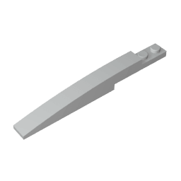 Brick Curved 10 x 1 [Asymmetric Inside Ridges] #13731 Brick Curved 10 x 1 [Asymmetric Inside Ridges] #13731 - 71-Light Bluish Gray Lego Block Sets Alternative