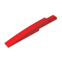 Brick Curved 10 x 1 [Asymmetric Inside Ridges] #13731 Brick Curved 10 x 1 [Asymmetric Inside Ridges] #13731 - 10-Red Lego Block Sets Alternative
