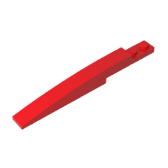 Brick Curved 10 x 1 [Asymmetric Inside Ridges] #13731 Brick Curved 10 x 1 [Asymmetric Inside Ridges] #13731 - 10-Red Lego Block Sets Alternative