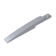 Brick Curved 10 x 1 [Asymmetric Inside Ridges] #13731 Brick Curved 10 x 1 [Asymmetric Inside Ridges] #13731 - 73-Flat Silver Lego Block Sets Alternative