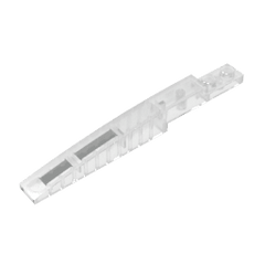 Brick Curved 10 x 1 [Asymmetric Inside Ridges] #13731 Brick Curved 10 x 1 [Asymmetric Inside Ridges] #13731 - 180-Trans Clear Lego Block Sets Alternative