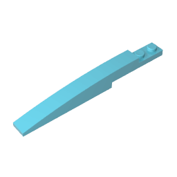 Brick Curved 10 x 1 [Asymmetric Inside Ridges] #13731 Brick Curved 10 x 1 [Asymmetric Inside Ridges] #13731 - 46-Medium Azure Lego Block Sets Alternative