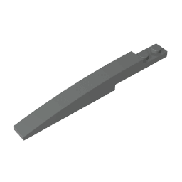 Brick Curved 10 x 1 [Asymmetric Inside Ridges] #13731 Brick Curved 10 x 1 [Asymmetric Inside Ridges] #13731 - 72-Dark Bluish Gray Lego Block Sets Alternative