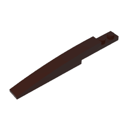 Brick Curved 10 x 1 [Asymmetric Inside Ridges] #13731 Brick Curved 10 x 1 [Asymmetric Inside Ridges] #13731 - 82-Dark Brown Lego Block Sets Alternative
