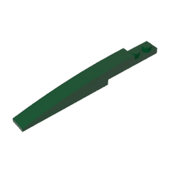 Brick Curved 10 x 1 [Asymmetric Inside Ridges] #13731 Brick Curved 10 x 1 [Asymmetric Inside Ridges] #13731 - 47-Dark Green Lego Block Sets Alternative