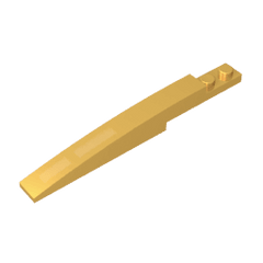 Brick Curved 10 x 1 [Asymmetric Inside Ridges] #13731 Brick Curved 10 x 1 [Asymmetric Inside Ridges] #13731 - 37-Bright Gold Lego Block Sets Alternative
