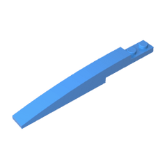 Brick Curved 10 x 1 [Asymmetric Inside Ridges] #13731 Brick Curved 10 x 1 [Asymmetric Inside Ridges] #13731 - 51-Dark Azure Lego Block Sets Alternative