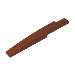 Brick Curved 10 x 1 [Asymmetric Inside Ridges] #13731 Brick Curved 10 x 1 [Asymmetric Inside Ridges] #13731 - 81-Reddish Brown Lego Block Sets Alternative