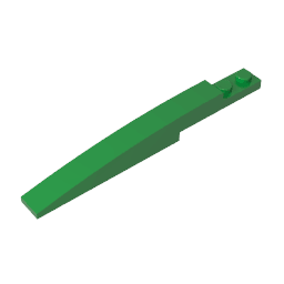 Brick Curved 10 x 1 [Asymmetric Inside Ridges] #13731 Brick Curved 10 x 1 [Asymmetric Inside Ridges] #13731 - 40-Green Lego Block Sets Alternative
