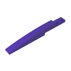 Brick Curved 10 x 1 [Asymmetric Inside Ridges] #13731 Brick Curved 10 x 1 [Asymmetric Inside Ridges] #13731 - 60-Dark Purple Lego Block Sets Alternative