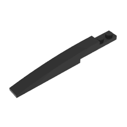 Brick Curved 10 x 1 [Asymmetric Inside Ridges] #13731 Brick Curved 10 x 1 [Asymmetric Inside Ridges] #13731 - 80-Black Lego Block Sets Alternative
