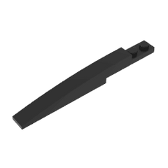 Brick Curved 10 x 1 [Asymmetric Inside Ridges] #13731 Brick Curved 10 x 1 [Asymmetric Inside Ridges] #13731 - 80-Black Lego Block Sets Alternative