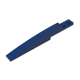 Brick Curved 10 x 1 [Asymmetric Inside Ridges] #13731 Brick Curved 10 x 1 [Asymmetric Inside Ridges] #13731 - 55-Dark Blue Lego Block Sets Alternative