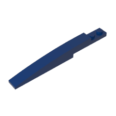 Brick Curved 10 x 1 [Asymmetric Inside Ridges] #13731 Brick Curved 10 x 1 [Asymmetric Inside Ridges] #13731 - 55-Dark Blue Lego Block Sets Alternative