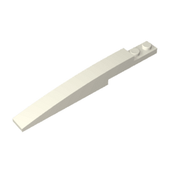 Brick Curved 10 x 1 [Asymmetric Inside Ridges] #13731 Brick Curved 10 x 1 [Asymmetric Inside Ridges] #13731 - 90-White Lego Block Sets Alternative