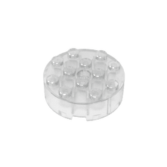Brick Round 4 x 4 Centre Hole #87081 Brick Round 4 x 4 Centre Hole #87081 - 180-Trans Clear Lego Block Sets Alternative