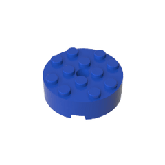 Brick Round 4 x 4 Centre Hole #87081 Brick Round 4 x 4 Centre Hole #87081 - 50-Blue Lego Block Sets Alternative