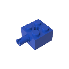 Brick Special 2 x 2 with Pin and Axle Hole #6232 Brick Special 2 x 2 with Pin and Axle Hole #6232 - 50-Blue Lego Block Sets Alternative