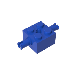 Brick Special 2 x 2 with 2 Pins and Axle Hole #30000 Brick Special 2 x 2 with 2 Pins and Axle Hole #30000 - 50-Blue Lego Block Sets Alternative