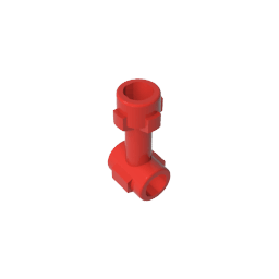 Bar 1L with Top Stud and Two Side Studs #92690 Bar 1L with Top Stud and Two Side Studs #92690 - 10-Red Lego Block Sets Alternative