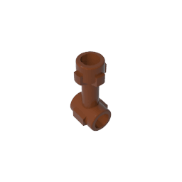 Bar 1L with Top Stud and Two Side Studs #92690 Bar 1L with Top Stud and Two Side Studs #92690 - 81-Reddish Brown Lego Block Sets Alternative