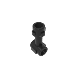 Bar 1L with Top Stud and Two Side Studs #92690 Bar 1L with Top Stud and Two Side Studs #92690 - 80-Black Lego Block Sets Alternative