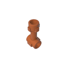 Bar 1L with Top Stud and Two Side Studs #92690 Bar 1L with Top Stud and Two Side Studs #92690 - 83-Dark Orange Lego Block Sets Alternative