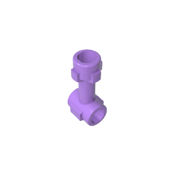 Bar 1L with Top Stud and Two Side Studs #92690 Bar 1L with Top Stud and Two Side Studs #92690 - 62-Medium Lavender Lego Block Sets Alternative