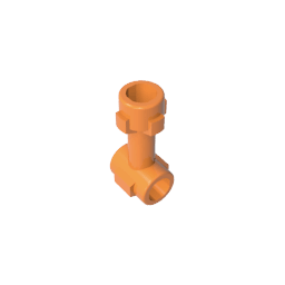 Bar 1L with Top Stud and Two Side Studs #92690 Bar 1L with Top Stud and Two Side Studs #92690 - 21-Orange Lego Block Sets Alternative