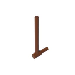 Bar 5L with Handle (Friction Ram) #87618 Bar 5L with Handle (Friction Ram) #87618 - 81-Reddish Brown Lego Block Sets Alternative