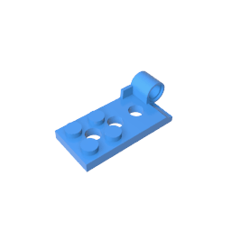 Hinge Plate 2 x 4 with Pin Hole – Bottom #98285 Hinge Plate 2 x 4 with Pin Hole – Bottom #98285 - 51-Dark Azure Lego Block Sets Alternative