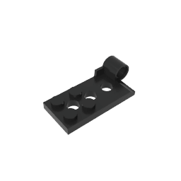 Hinge Plate 2 x 4 with Pin Hole – Bottom #98285 Hinge Plate 2 x 4 with Pin Hole – Bottom #98285 - 80-Black Lego Block Sets Alternative
