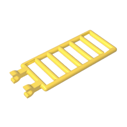 Bar 7 x 3 with Double Clips (Ladder) #6020 Bar 7 x 3 with Double Clips (Ladder) #6020 - 30-Yellow Lego Block Sets Alternative