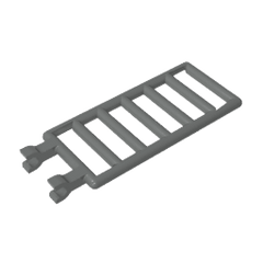Bar 7 x 3 with Double Clips (Ladder) #6020 Bar 7 x 3 with Double Clips (Ladder) #6020 - 72-Dark Bluish Gray Lego Block Sets Alternative