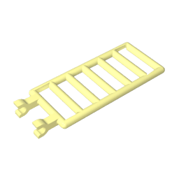 Bar 7 x 3 with Double Clips (Ladder) #6020 Bar 7 x 3 with Double Clips (Ladder) #6020 - 33-Bright Light Yellow Lego Block Sets Alternative