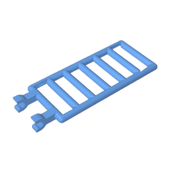 Bar 7 x 3 with Double Clips (Ladder) #6020 Bar 7 x 3 with Double Clips (Ladder) #6020 - 52-Medium Blue Lego Block Sets Alternative