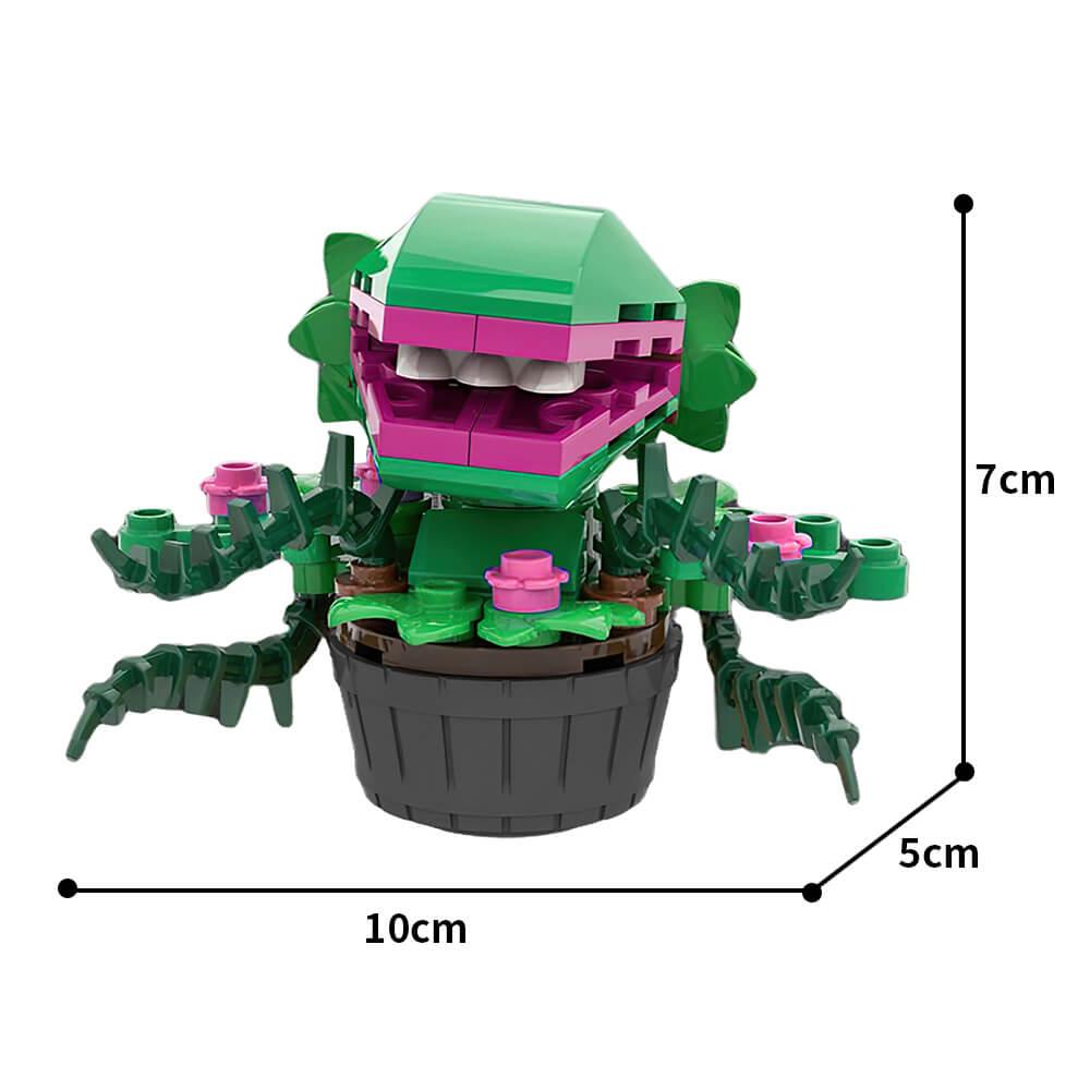 Little Shop of Horrors Audrey II MOC Building Block Bricks |MocPixel Little Shop of Horrors Audrey II MOC Building Block Bricks |MocPixel - Small Size(47PCS) Lego Block Sets Alternative