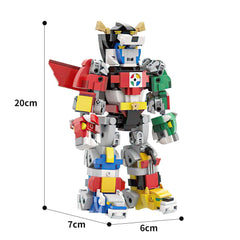 716PCS War King VoItron_V1 MOC MOC Building Block Bricks |MocPixel 716PCS War King VoItron_V1 MOC MOC Building Block Bricks |MocPixel - Default Title Lego Block Sets Alternative