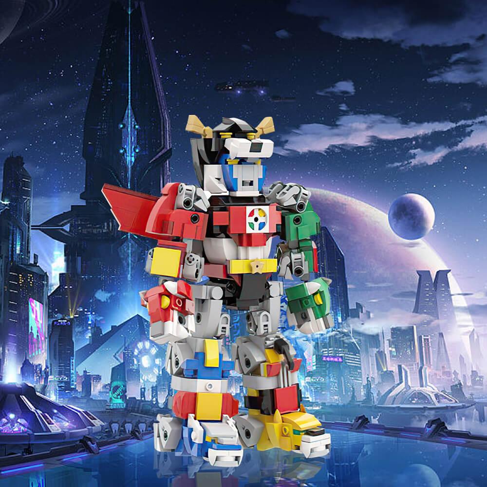 716PCS War King VoItron_V1 MOC MOC Building Block Bricks |MocPixel 716PCS War King VoItron_V1 MOC MOC Building Block Bricks |MocPixel - Default Title Lego Block Sets Alternative