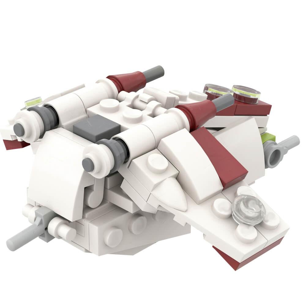 100PCS Micro Republic Gunship Space War MOC Building Block Bricks |MocPixel 100PCS Micro Republic Gunship Space War MOC Building Block Bricks |MocPixel - Default Title Lego Block Sets Alternative