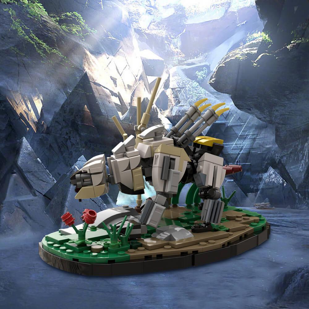 382PCS Horizon Sawtooth with Stand Zero Dawn MOC Building Block Bricks |MocPixel 382PCS Horizon Sawtooth with Stand Zero Dawn MOC Building Block Bricks |MocPixel - Default Title Lego Block Sets Alternative